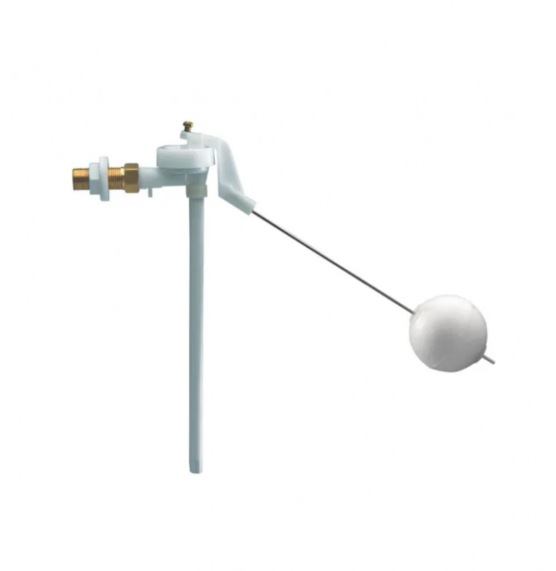 Horizontal float valve with adjustable closure 15EL