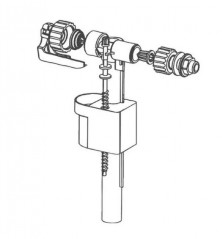 Válvula de flotador silenciosa horizontal 95L