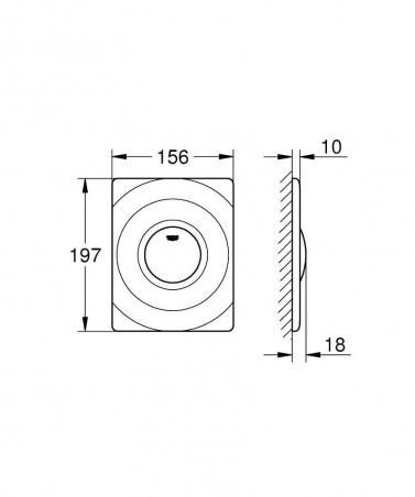 Piastra di controllo ABS 156x197