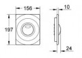 2-key surf plate for old mechanisms