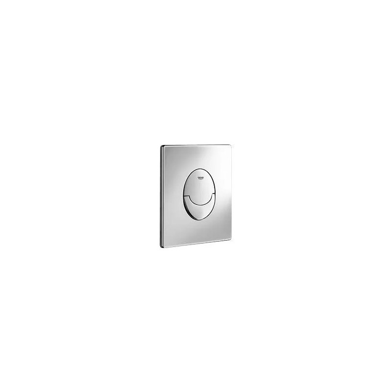 Chrome 2-button plate