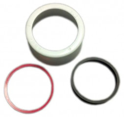 Flush pipe nut with DAL seal