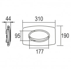 white control plate