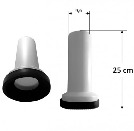 Gerade horizontale Muffe D.93.6 mm - NM