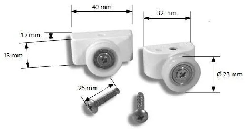 Upper left bearing for STAR R White