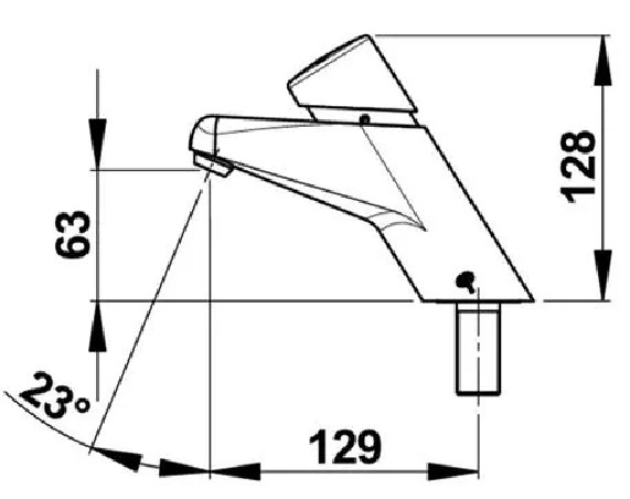 Prestomat 2000 cold water basin tap