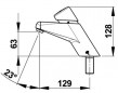 Prestomat 2000 cold water basin tap