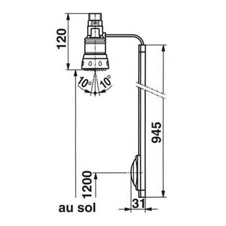 Presto DL300S set doccia cromato