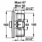 Grifo de ducha oculto MM 15W