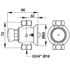 Rubinetto DM20x27 Presto 50