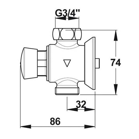 MM20x27 Presto 60 valve