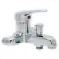 Single lever bath and shower mixer, 6cm centre distance