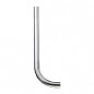 Chrome plated brass D32 bent flush pipe for Presto flash EYREM