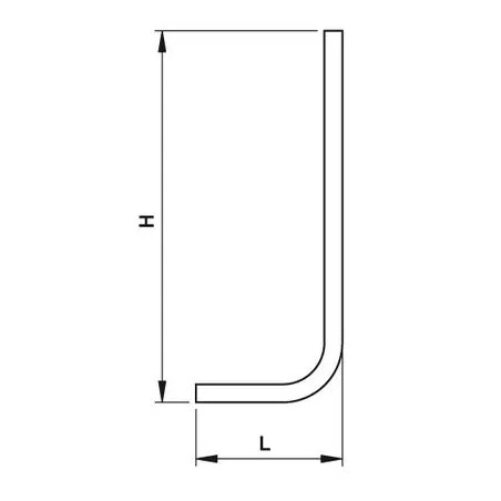 Chrome plated brass D32 bent flush pipe for Presto flash EYREM