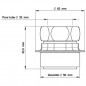 Nipples 50 to 52 for Presto flash/XL/EYREM D32 - G35