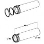 Pipe droite d'évacuation pour bati SAS