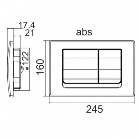 Panel de control blanco para CESAME