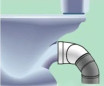 WC elbow Male D.100 swivel