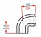 Codo 90° N.E.T. D60/100 - TEN tolerie - Référence fabricant : TEN400960