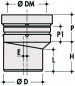 Exzentrische Stufenmuffe D.93