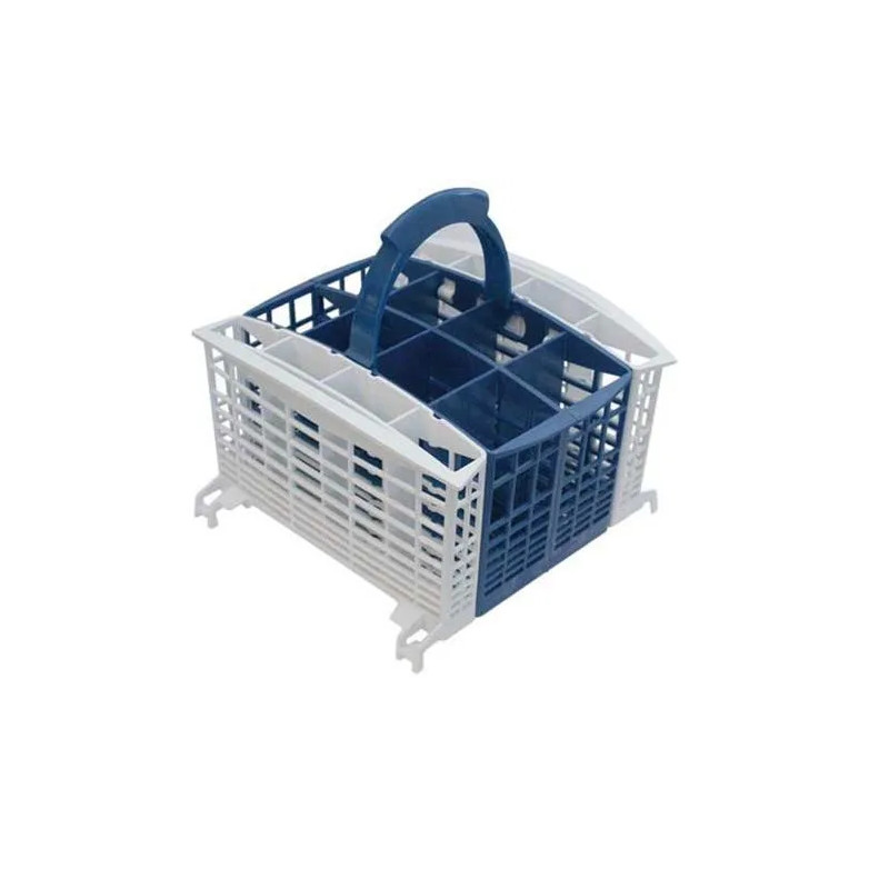 Cesta de cubiertos Indesit azul satinado