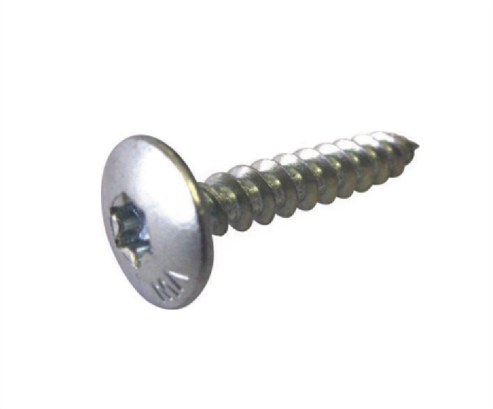 Tornillo para madera con cabeza ancha 6 x 35, acero galvanizado blanco, 20 piezas 