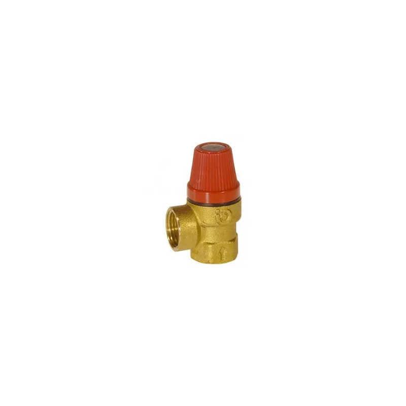 Safety valve 15x21 3B brass without sleeve