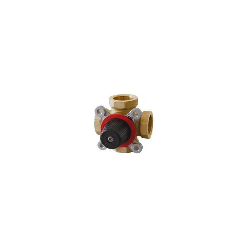 4-way valve Thermomix 15x21 brass