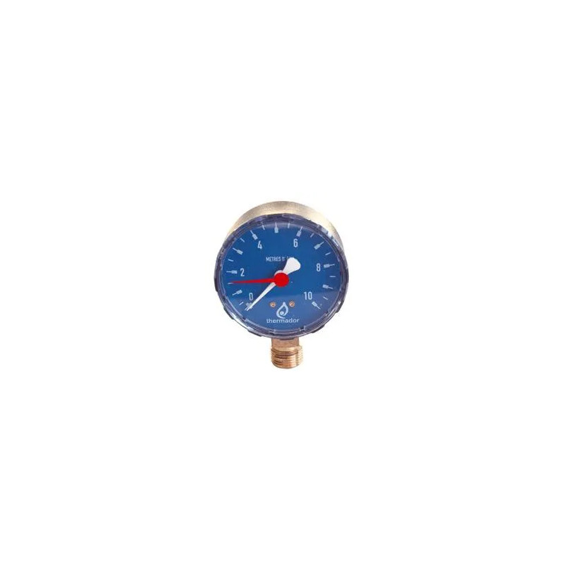 Radial Hydrometer 0-10m connection 12x17