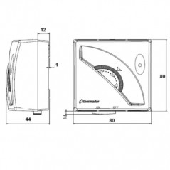 Thermostat d'ambiance standard