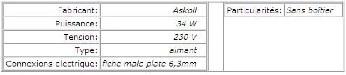 Askoll Universal-Abflusspumpe mit Stecker