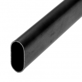 Garderobenrohr 30x15mm, 1 Meter, Stahl schwarz - INTERGES - Référence fabricant : 58762