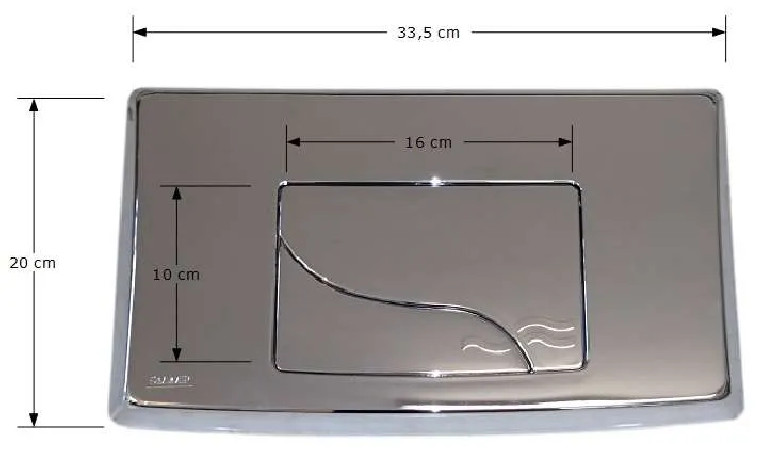 Integra two-touch plate chrome plated Frame 500