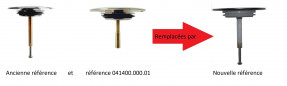 Brass valve for bathtub drain 5820