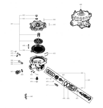 Valve eau thermostatique CELTIC mixte non RSC