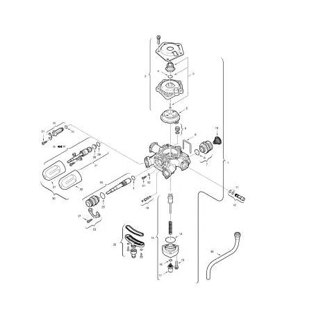 ONDEA water valve LM 10 PVH with mixer