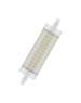 Ampoule LED crayon R7S, 13W, blanc chaud.