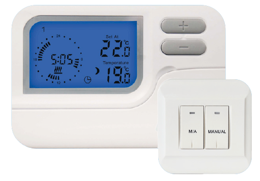 Programmierbarer, drahtloser Funk-Wochenthermostat, Heizung und Klimaanlage