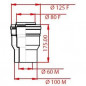 Aumentar el TNE - D.60/100 a D.80/125