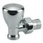 Chrome towel dryer tap