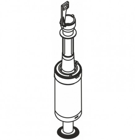 Mécanisme de chasse réservoir WC encastré EUROFUTURA simple débit