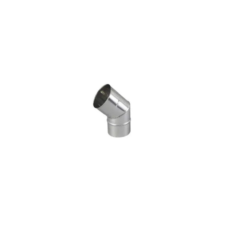 BR 45° pleated elbows, stainless steel, D.167