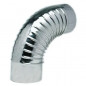 EQ 90° pleated elbows, stainless steel, D.97