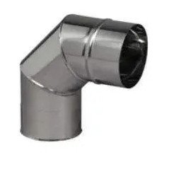 EQ pleated elbows 90° stainless steel, D.167