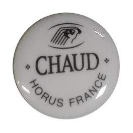 Pastille porcelaine "chaud" pour mélangeur Eloise/Julia/Victoria - Horus - Référence fabricant : 92.031PC