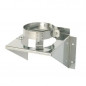 Adjustable stainless steel wall bracket, D.125