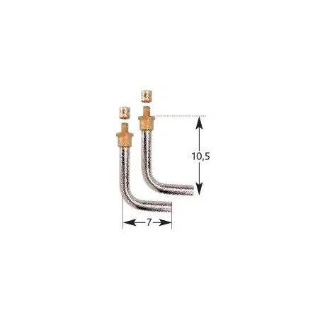 Elbow kit M15x21 for radiator valve