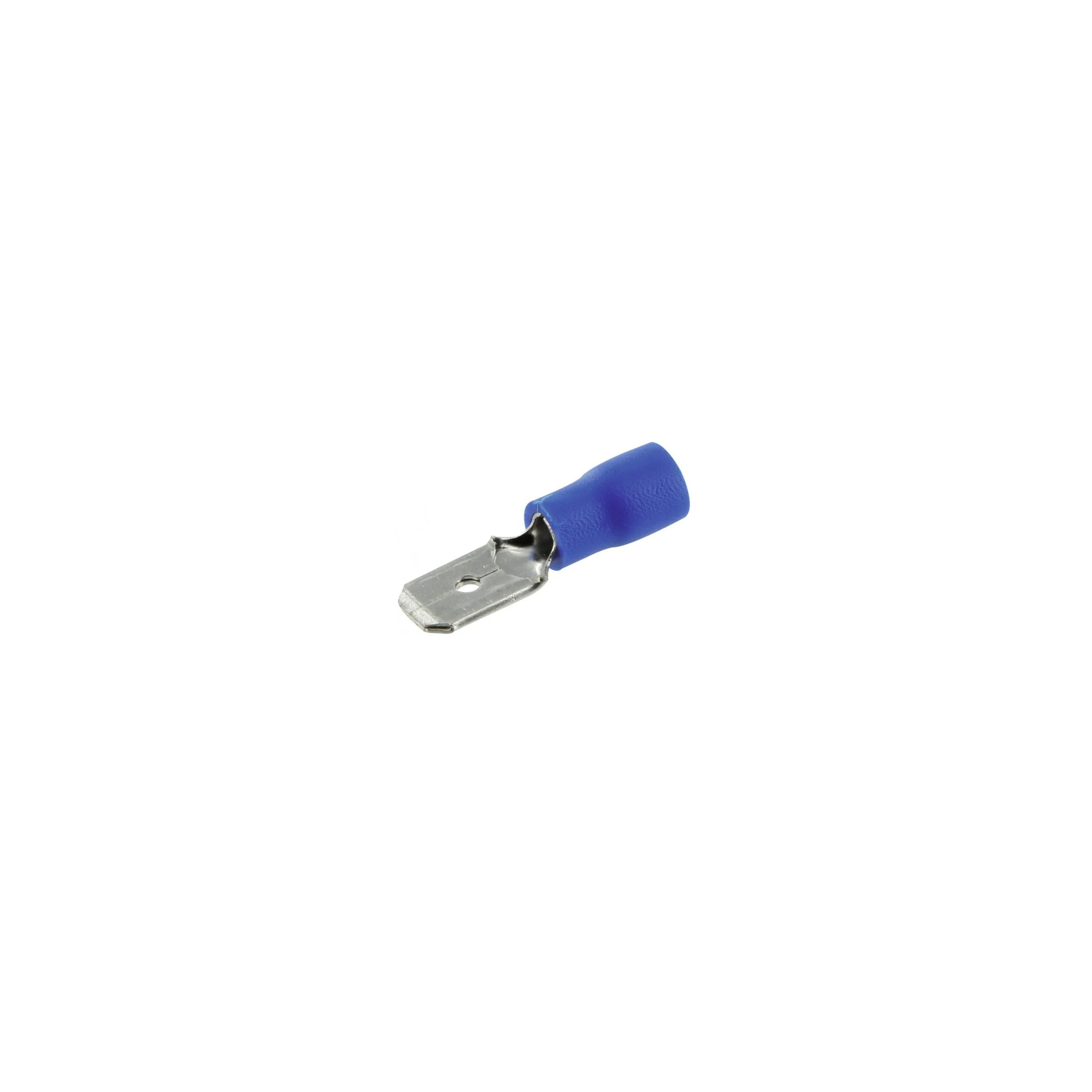 Clip on clip male blue D6.35mm - 10P