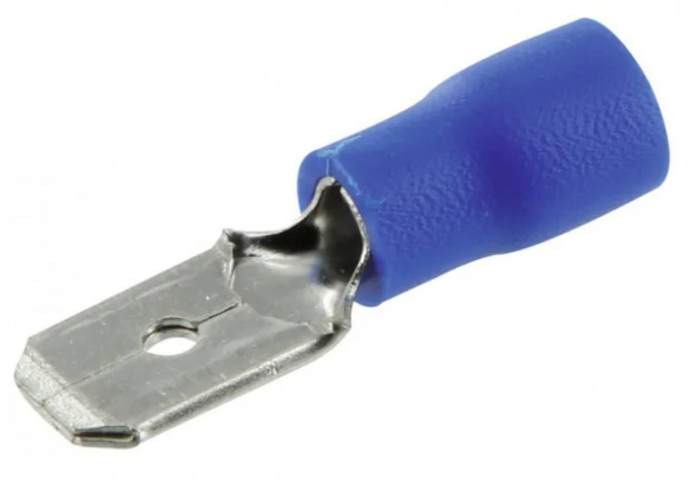 Clips male bleu D6.35mm - 10P