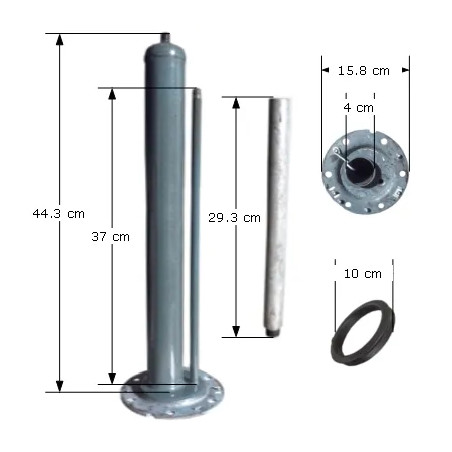 Emaillierter Puffer 100, 150 und 200 Liter